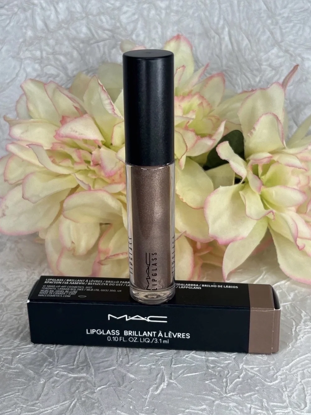 MAC LipGlass Lip Gloss - 323 EXPLICIT - Full Size New In Box